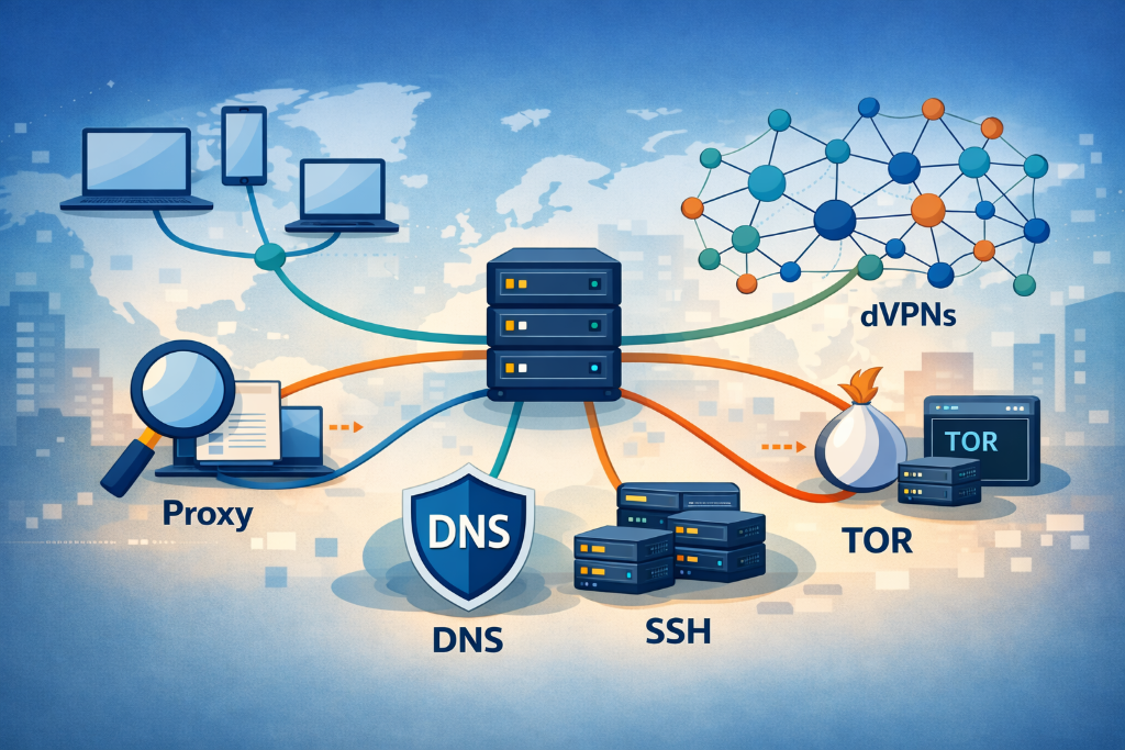 VPN Alternatives: dVPNs, Proxies, TOR, and more